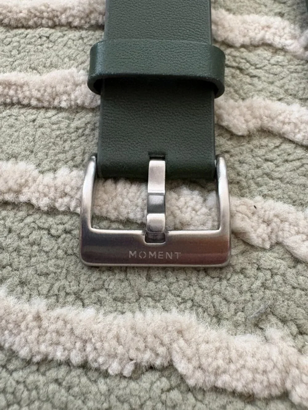 MOMENT Genuine Leather Apple Watch Band - Forest / Olive Green